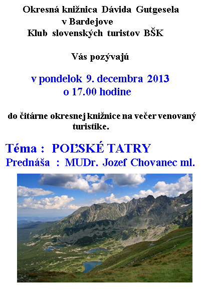 ok dg chovanec polske tatry
