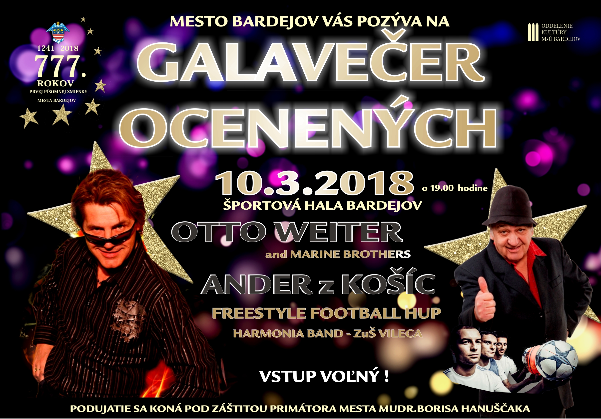 galavecer ocenených 2018